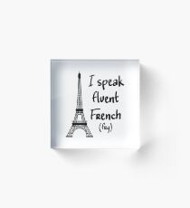Fluent French Acrylic Block