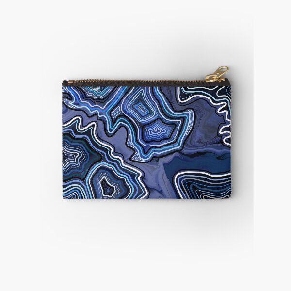 Item preview, Sapphire Hand Drawn Geode Digital Pattern designed and sold by Harriet Linton.