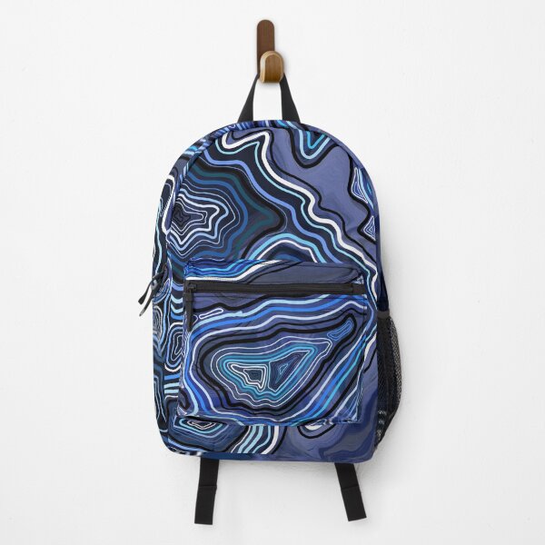 Item preview, Sapphire Hand Drawn Geode Digital Pattern designed and sold by Harriet Linton.
