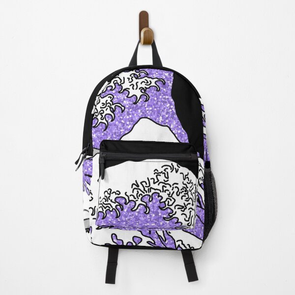 Item preview, The Great Purple Glitter Wave off Kanagawa designed and sold by Harriet Linton.