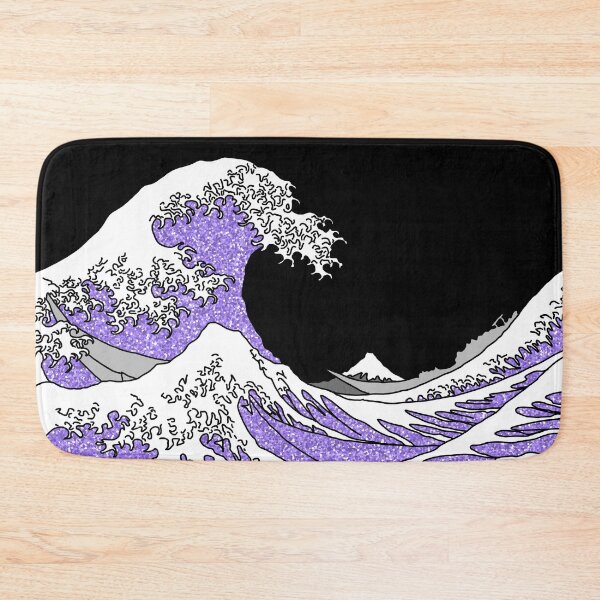 Item preview, The Great Purple Glitter Wave off Kanagawa designed and sold by Harriet Linton.
