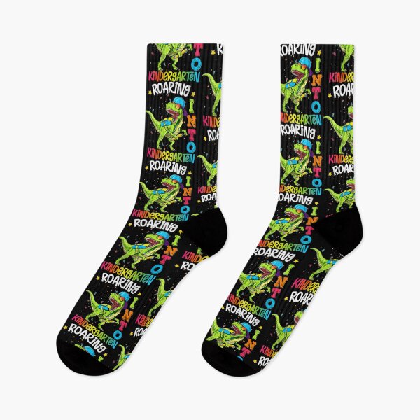 Item preview, Womens Roaring Kindergarten Dinosaur T Rex Back to School Boys Gift V-Neck  designed and sold by FideliaShop.