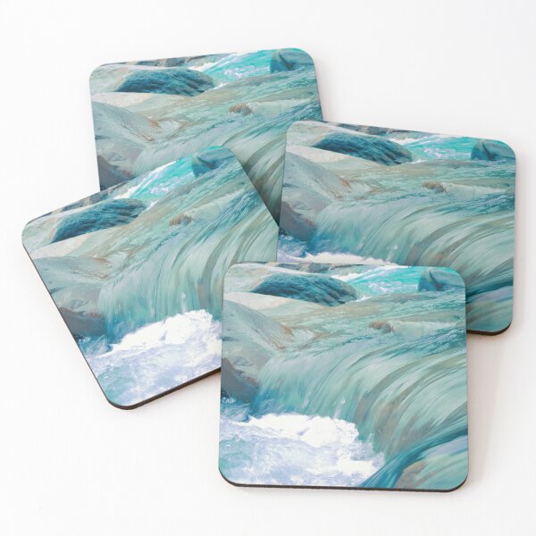Item preview, Smooth turquoise waterfall designed and sold by Jaydee001.