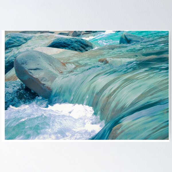 Item preview, Smooth turquoise waterfall designed and sold by Jaydee001.