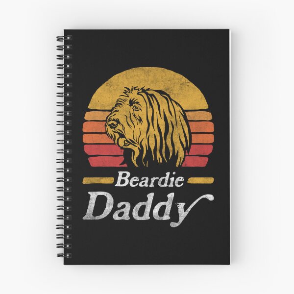 Item preview, Retro Vintage Bearded Collie Daddy designed and sold by More Cute Dogs.