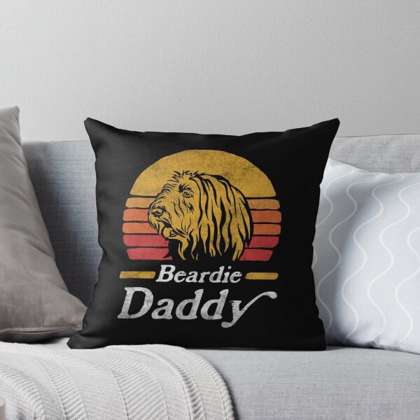 Item preview, Retro Vintage Bearded Collie Daddy designed and sold by More Cute Dogs.