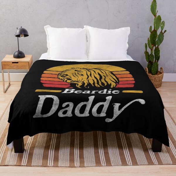 Item preview, Retro Vintage Bearded Collie Daddy designed and sold by More Cute Dogs.