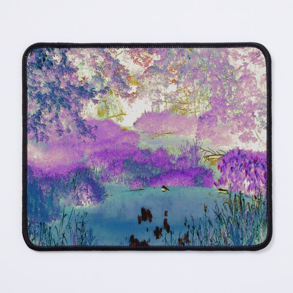 Item preview,  deep purple blue  wood and grass scene designed and sold by whitedove457.