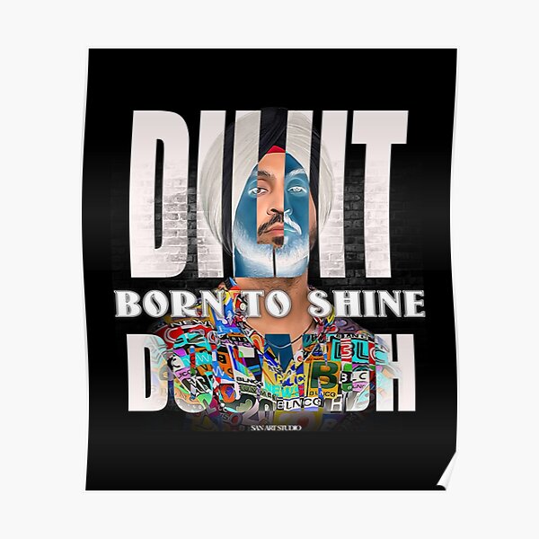 GOAT Diljit Dosanjh, an art print by Aaemunda