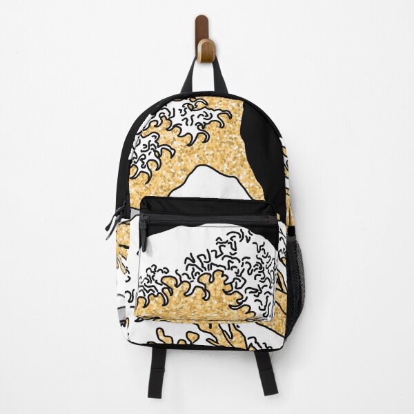 Item preview, The Great Gold Glitter Wave off Kanagawa designed and sold by Harriet Linton.