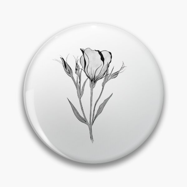 Item preview, detailed sketch of a Bouquet of eustoma flowers. Hand-drawn. design greeting card and invitation of the wedding, birthday, Valentine's Day, mother's day and other holiday designed and sold by Sunshine2504.