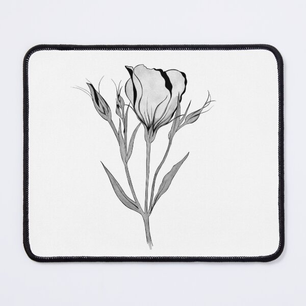 Item preview, detailed sketch of a Bouquet of eustoma flowers. Hand-drawn. design greeting card and invitation of the wedding, birthday, Valentine's Day, mother's day and other holiday designed and sold by Sunshine2504.