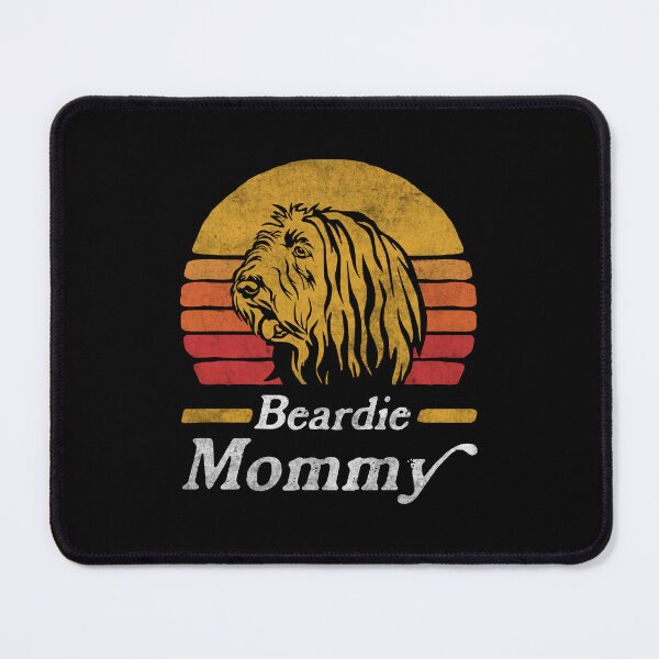 Item preview, Retro Vintage Bearded Collie Mommy designed and sold by More Cute Dogs.