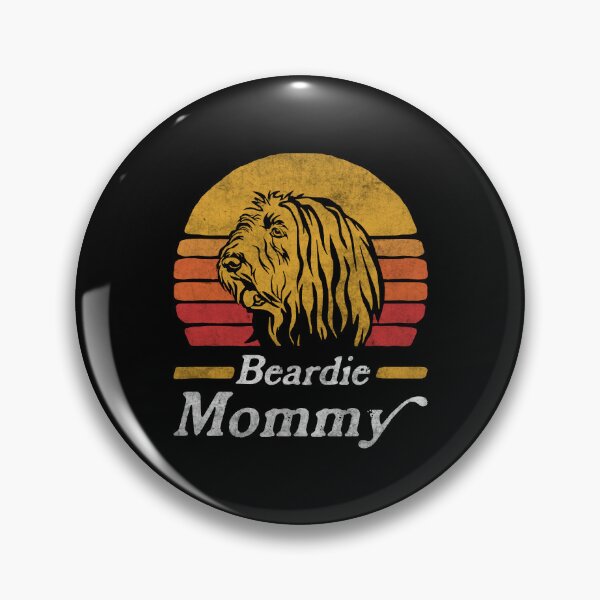 Item preview, Retro Vintage Bearded Collie Mommy designed and sold by More Cute Dogs.