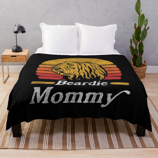 Item preview, Retro Vintage Bearded Collie Mommy designed and sold by More Cute Dogs.