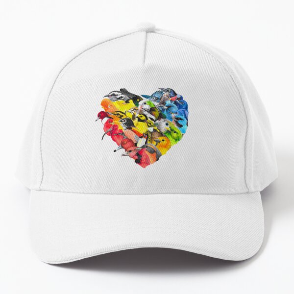 Item preview, ACLU Fundraiser Rainbow Bird Heart designed and sold by LauraWolfArtist.