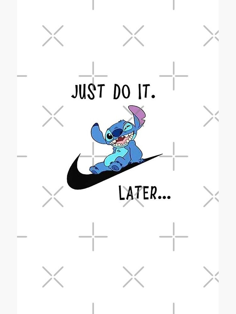 "Stitch lilo Lazy Just Do It Later Comics" Poster for Sale by