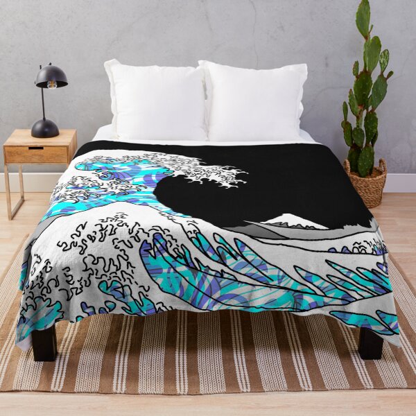 Item preview, The Great Blue Pattern Wave off Kanagawa designed and sold by Harriet Linton.