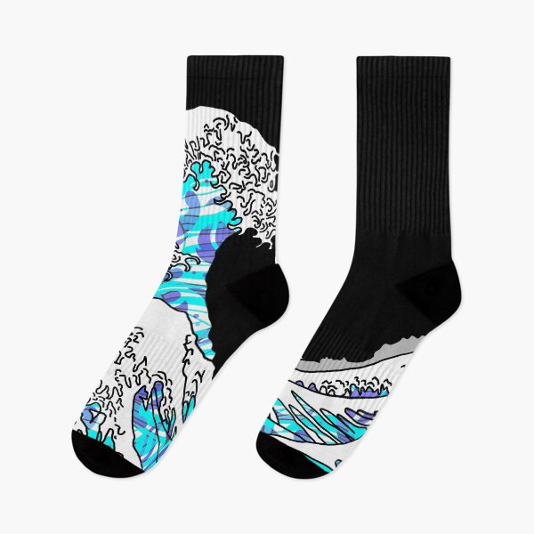 Item preview, The Great Blue Pattern Wave off Kanagawa designed and sold by Harriet Linton.
