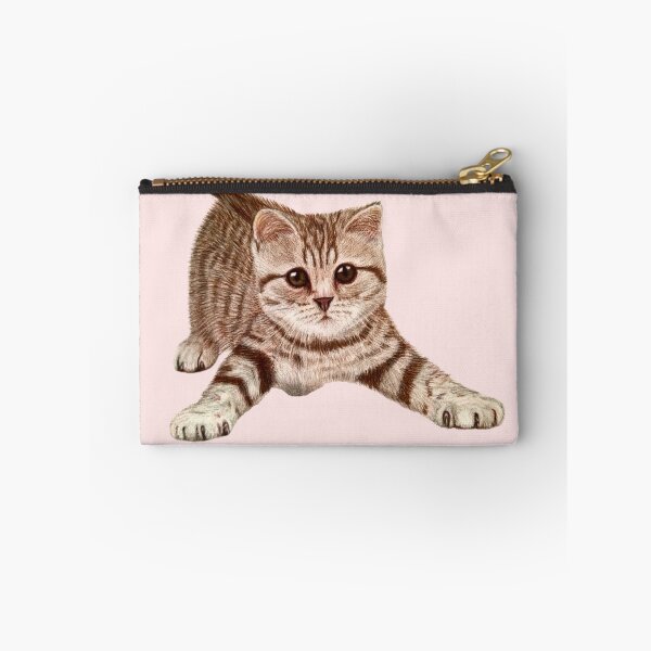 Item preview, Excited cat drawing with coloured pencils designed and sold by DipakSonarArt.