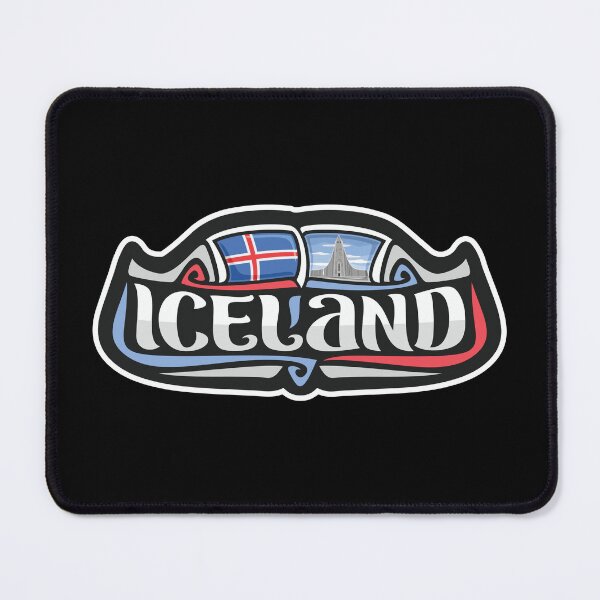 Item preview, Iceland Flag Travel Souvenir Sticker Logo Badge designed and sold by TeeHome.