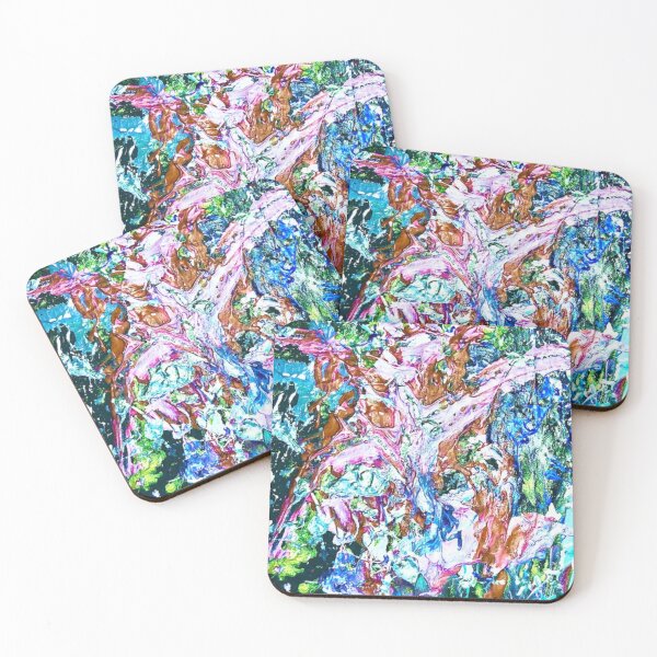 Item preview, Tropical Psychedelic Botanycal Green Jungle designed and sold by SoulArtSara.