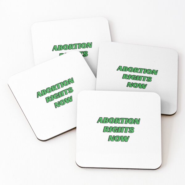 Item preview, Abortion Rights Now green pro choice slogan designed and sold by Inspirationmotivation.