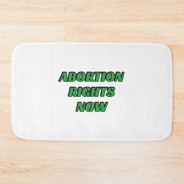 Item preview, Abortion Rights Now green pro choice slogan designed and sold by Inspirationmotivation.