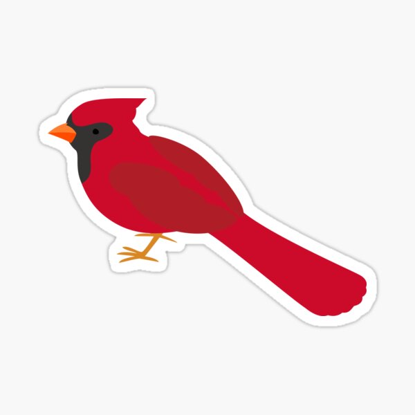 Northern Cardinal Sticker
