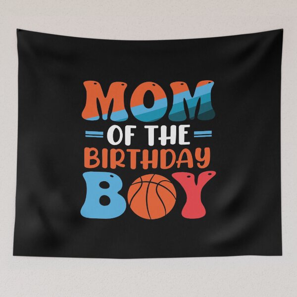 Item preview, Mom Of The Birthday Boy Basketball Birthday designed and sold by The Love Quill.