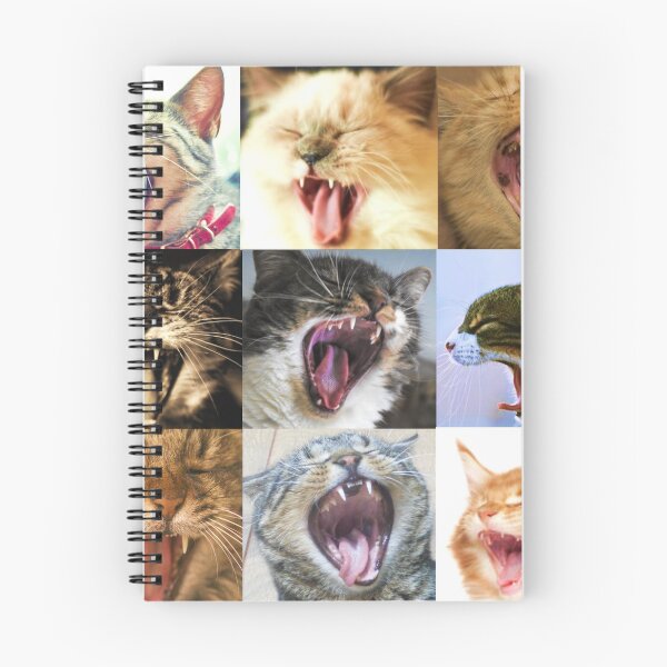 Item preview, Screaming / Yawning Cats 3x3 Grid designed and sold by Oddiology.