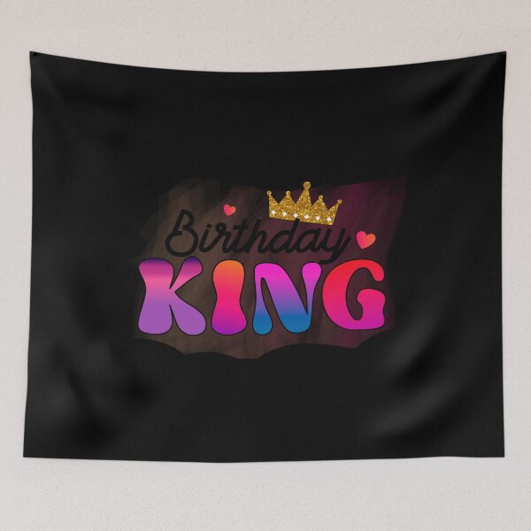 Item preview, Birthday king Sublimation designed and sold by The Love Quill.