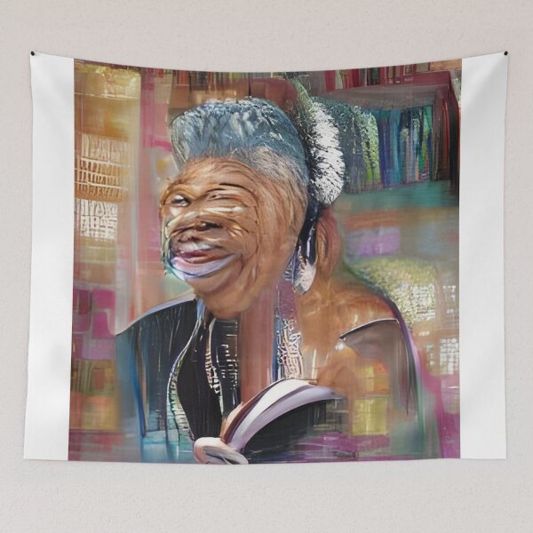 Item preview, Maya Angelou designed and sold by Lachrymosa.