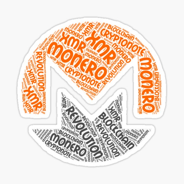 Item preview,  Monero XMR Revolution Block Chain CryptoNote Word  designed and sold by curbapparel.