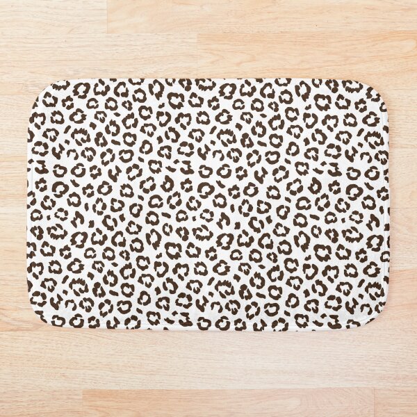 Aperçu de l'œuvre Motif imprimé léopard noir et blanc créée et vendue par PatternHome.