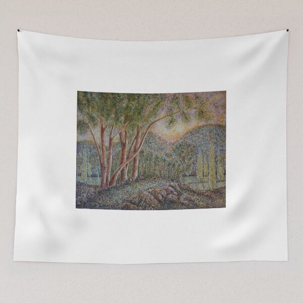 Item preview, Sunset onTannery Lane. Impressionism. Trees designed and sold by Vincent Loverso.