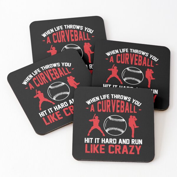 Item preview, When Life Throws You A Curve Ball Funny Baseball Player Fans designed and sold by StrongShirts.