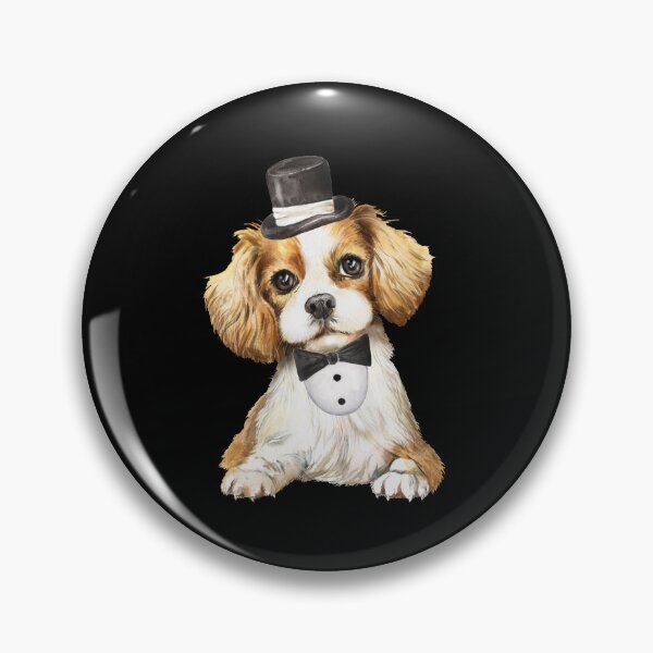 Item preview, Cavalier King Charles in Top Hat designed and sold by Lonesome-Fox.