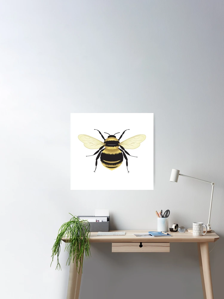 Trinx Bees Are My Bros Funny Retro Insect Wall Art Bumble Bee Print  Bumblebee Pictures Wall Decor Insect Art Bee Decor Insect Poster Black Wood  Framed Art Poster 14x20 Framed On Paper