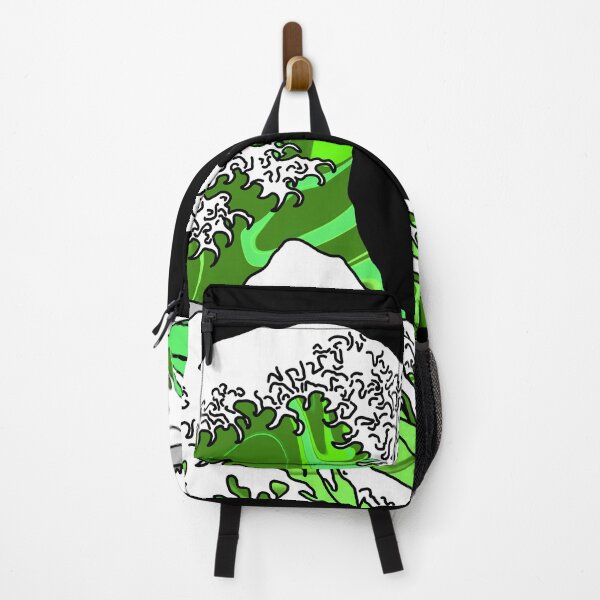 Item preview, The Great Green Wave off Kanagawa designed and sold by Harriet Linton.