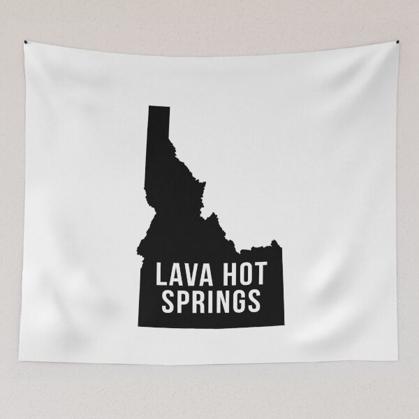 Item preview, Lave Hot Springs, Idaho Silhouette designed and sold by CartoCreative.