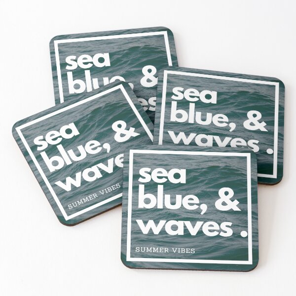 Item preview, Mar azul y olas designed and sold by authenticwords.