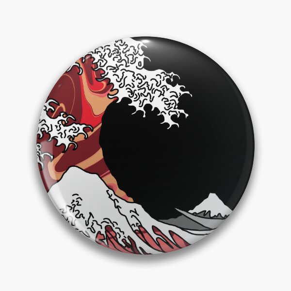 Item preview, The Great Red Wave off Kanagawa designed and sold by Harriet Linton.
