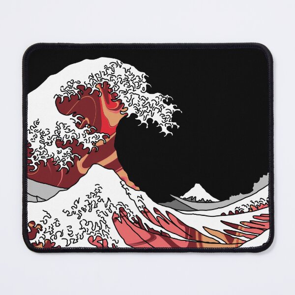 Item preview, The Great Red Wave off Kanagawa designed and sold by Harriet Linton.