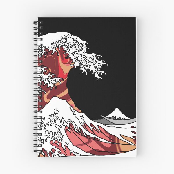 Item preview, The Great Red Wave off Kanagawa designed and sold by Harriet Linton.