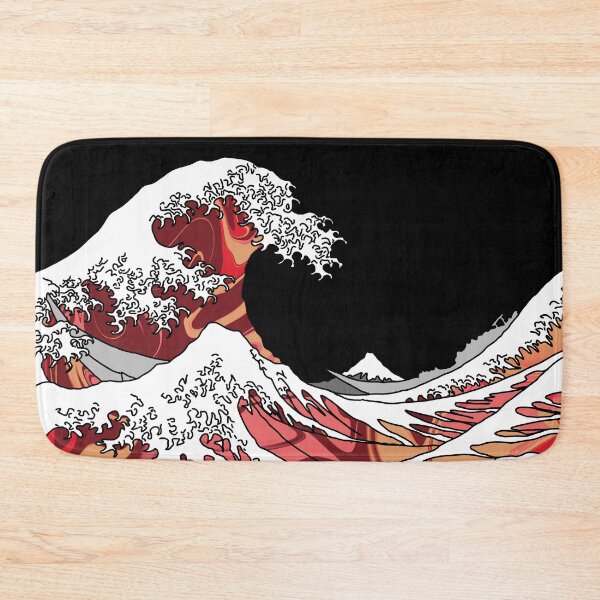 Item preview, The Great Red Wave off Kanagawa designed and sold by Harriet Linton.