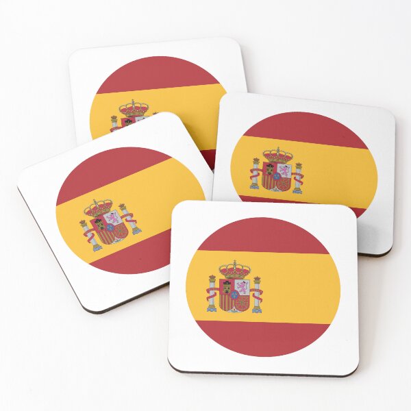 Item preview, Spain Circle Flag (On White) designed and sold by STUDIO-72.