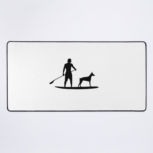 Item preview, Mens SUP Standup Paddleboarding Summer Doberman Pinscher Dog Dad designed and sold by Guarddogdrive.