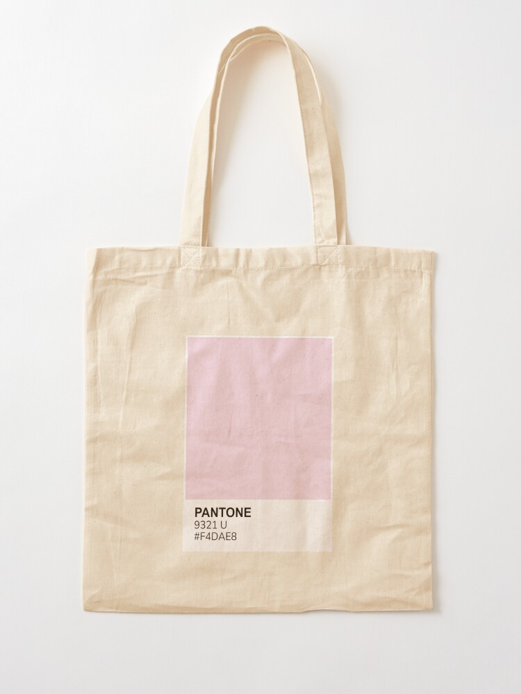 Pastel Pink Pantone Tote Bag for Sale by HuckleberryArts Redbubble