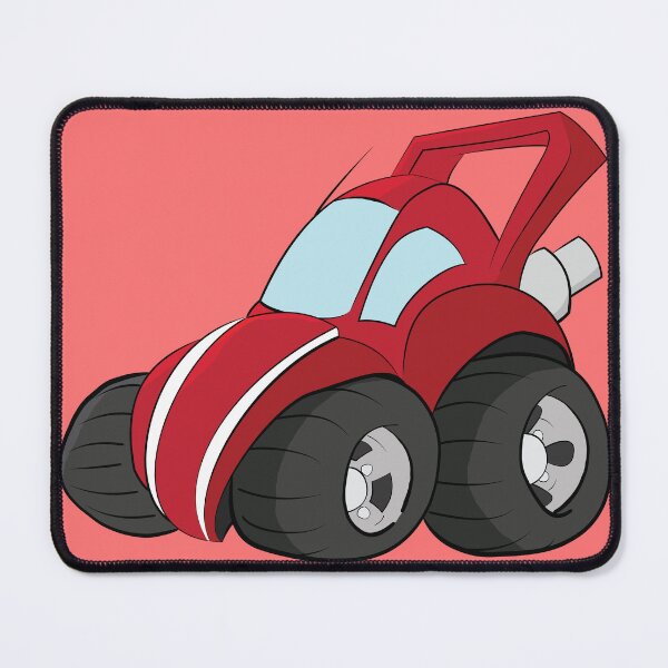 Item preview, Cartoon Red Hatchback designed and sold by ETVdesign.